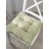 Pillow for shakespeare chair, size 40x40 cm, green color