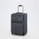 Small 20 suitcase, a lightning department, code lock, 3 wheels, 2 outer pockets, color gray color