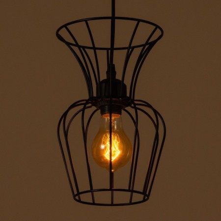 Bayerlux lamp "Freya" E27 40W black 16x16x23-123cm-3