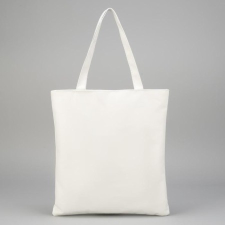 Schoper on a zipper with a lining, white color-2