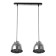 Bayerlux suspension Bayerlux 3111/2 2x40W E27, chrome, d = 13.5 cm, h = 10.5 cm