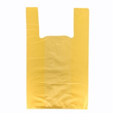 Package Polyethylene T -shirt 30 + 16 x 50 x cm 18 μm, yellow 