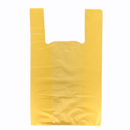 Package Polyethylene T -shirt 30 + 16 x 50 x cm 18 μm, yellow "nun"