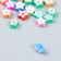 Beads for the creativity of PVC "Flower-snowflake" set 20 pcs 0.5x1x1 cm