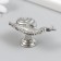 Pen for the casket metal "Snail" silver 2.8x5.2 cm