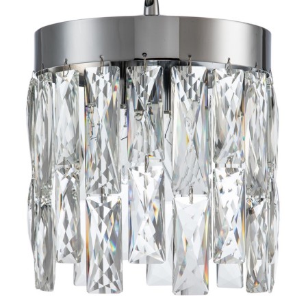 Suspended Indigo, 12029/2p Chrome. 2x40W, E14, 200x200x360/1160 mm, transparent color-2