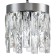 Suspended Indigo, 12029/2p Chrome. 2x40W, E14, 200x200x360/1160 mm, transparent color