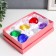 Suvenir Glass "Diamond" set 6 pcs d = 4 cm in a box 17x12x4 cm mix