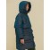 Coat for girls, height 128 cm, black color