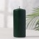Candle - cylinder, 5x11.5 cm, 25 hours, 175 g, dark green