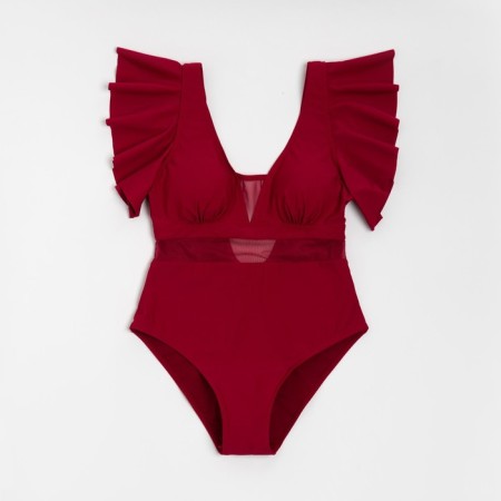Swimsuit Women's Asset Minaku Bordeaux Color, size 46
