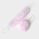 A set of body washcloths Cupellia spa: braid 70 g + shell 50 g, pink color