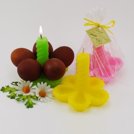 Candle-stand for eggs "Flower", mix-1