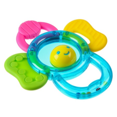 Rattle "flower" with a teething, in a package-3