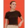Female T -shirt, size s, chocolate color