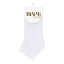 Women's socks shortened mini cotone, size 35-38, Bianco color