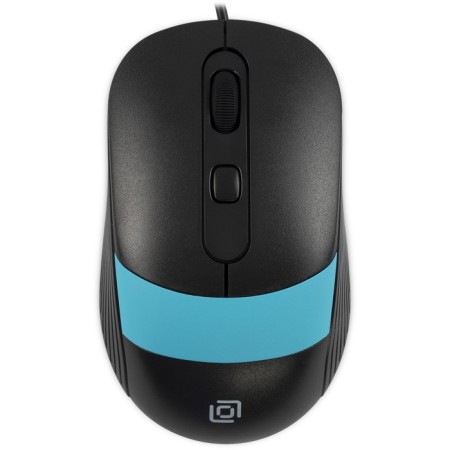 Mouse call 310m black/blue optical (2400DPI) USB for a laptop (3but)