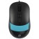 Mouse call 310m black/blue optical (2400DPI) USB for a laptop (3but)