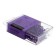 Office paper clips 28 mm, color 100 pieces Globus purple, Eurobox