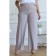 Female trousers, size 48, light gray color