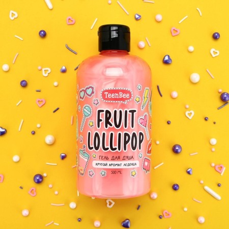 Shower gel, moisturizing, 500 ml, aroma of fruit candy, teenbee-8