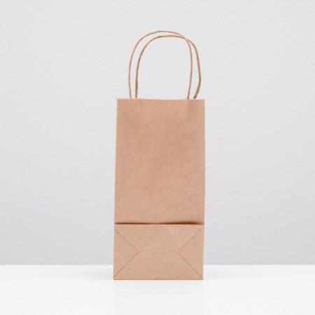Package Crafts without print, round handle 12 x 8 x 24 cm-1