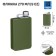 Alcohol flask, stainless steel, gift, army, 270 ml, 9 oz