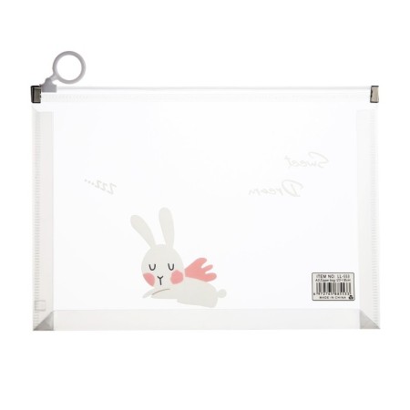 Lightning folder-convert format A5, 180MKR, with a drawing "Bunny", mix-7