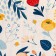 Bath sheet "Flower Field" 150x180 ± 5 cm, 100% cotton, waffle canvas, 160 g/m2