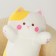 Soft toy-podushka "cat", 90 cm, yellow color