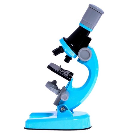 Children's microscope "Young botanist" Frendering x100, x400, x1200, blue, backlight-3