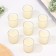 A set of aromatic candles in a glass "Jasminovid Madren", 12 pcs, 4.5x5 cm