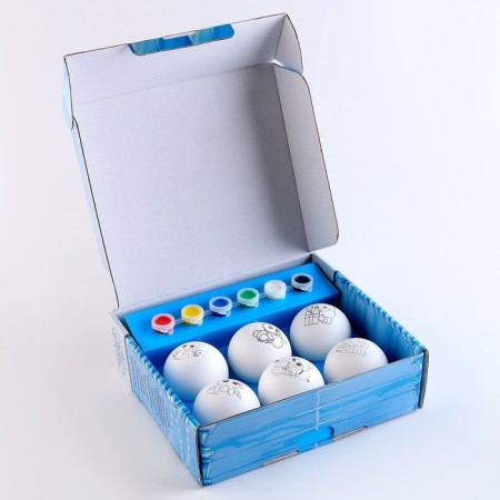 Set for creativity. Christmas balls for coloring "FALITAL TALE", 6 pcs-7