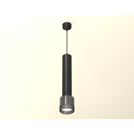 Suspended lamp with composite crystal Ambrella Light, XP8115005, GX53 LED 12 W, Black Chromium color, tinted-2
