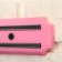 Magnetic knives holder, 33 cm, pink color