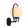 Wall lamp EVOLUCE. SL418.401.01. Galio. 1x60 W, E27, 30x23 cm, black color