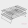 Ground for glazing and cooling confectionery, 3 tiers, 40.5 × 25 cm, black color
