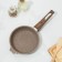 Granite Brown pan, d = 18 cm, anti -stick coating, removable pen, mix color