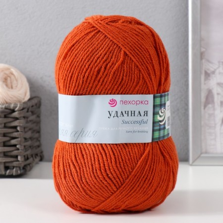 Yarn "Successful" 50% wool, 50% acrylic 250m/100g (30-sv. Therapot)