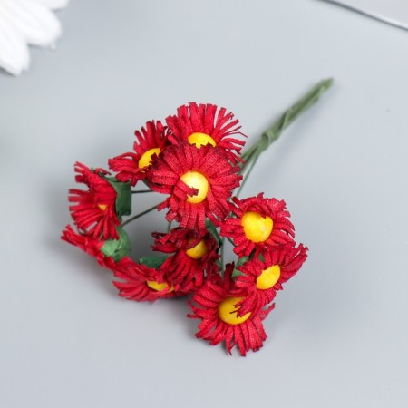 Flowers for decorating "Nights" Bordeaux 1 bouquet = 10 colors 7 cm-1