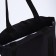 Shoper bag without fastening, black color
