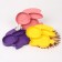 Silicone children's plate "Bunny" with sections, color mix