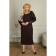 Women's dress, size 48, burgundy color
