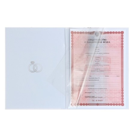 The folder for the certificate of marriage "Flowers", 23.5 x 31.5 cm.-6