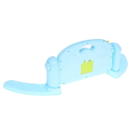 Musical developmental rug with piano, Russian voice acting, light, blue color-11