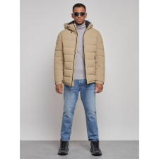 Sports male winter, size 54, beige color