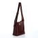 Women's bag on the Textura screw castle, small size, brown color
