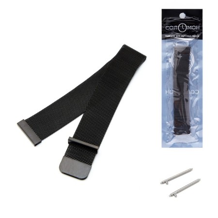 Solomon smart watch strap, 22 mm, black
