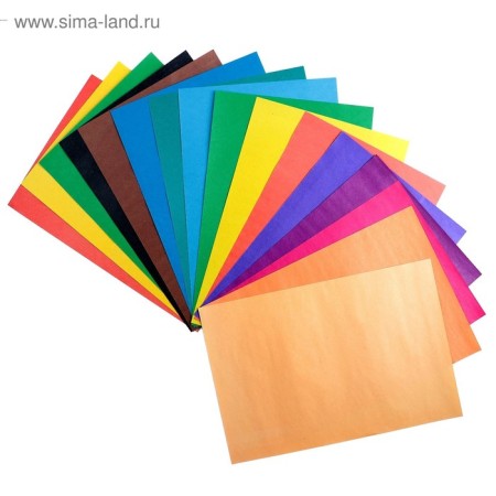 A4 children's creativity set, 10 sheets Cardboard Color Nomaded + 16 sheets paper color two -way-5