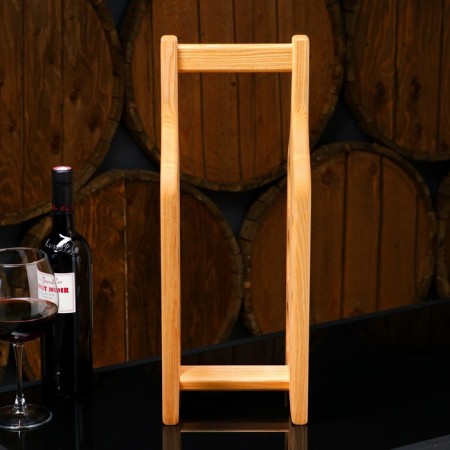 Suvignon bottle stand, 6 bottles, array of ash-2